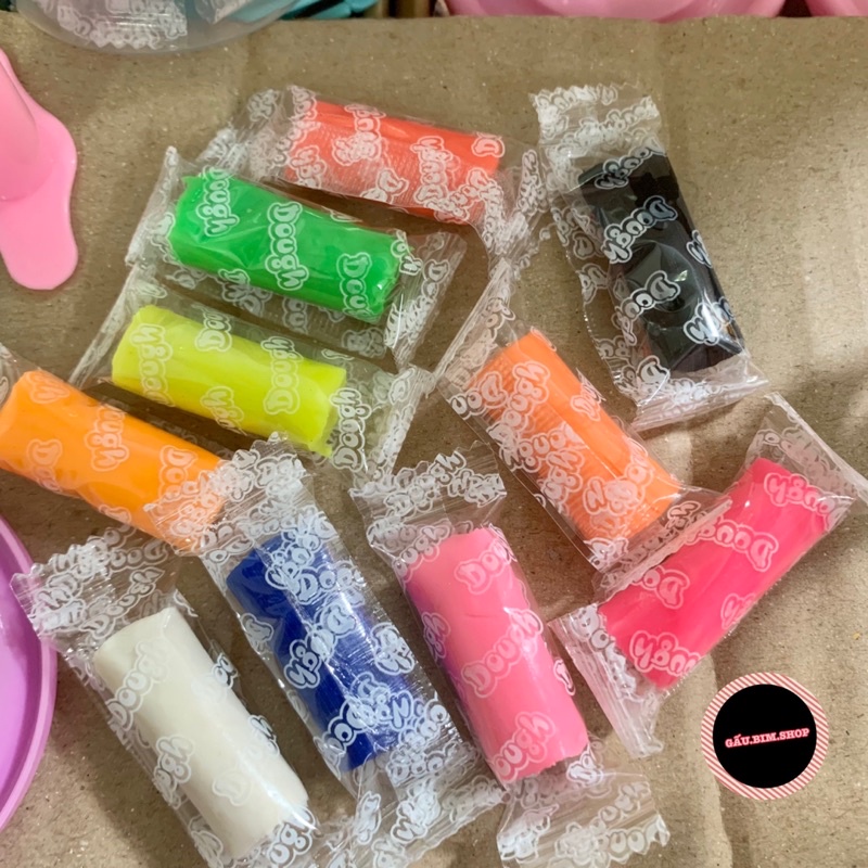 Xô Đất nặn mini cho bé 10 màu  (10 màu) 【ĐẤT NẶN XÔ】