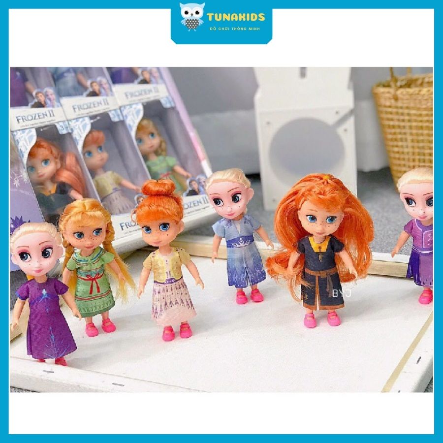 Búp bê Elsa Anna Disney Frozen công chúa đồ chơi dễ thương cho bé Tunakids