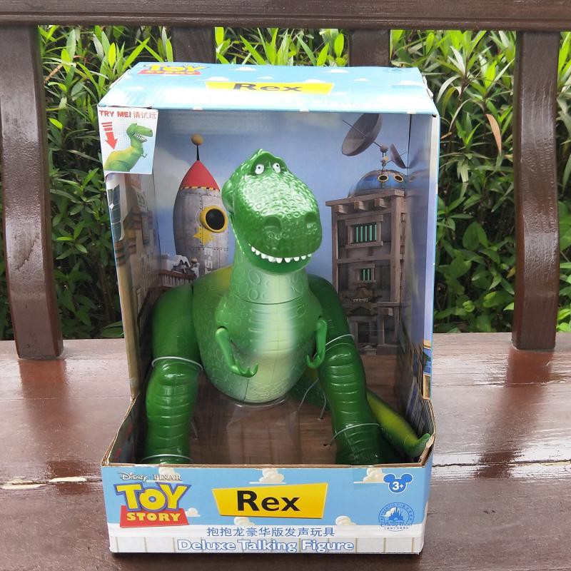Mô Hình Đồ Chơi Khủng Long Biết Nói Bằng PVC Phiên Bản Q Disney Toy Story 4 Rex Dành Cho Trẻ Em