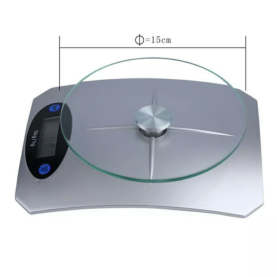 [Bảo Hành 1 Năm] Cân Điện Tử Nhà Bếp Mini Mặt Kính Cường Lực 5kg TBE SHOP | BigBuy360 - bigbuy360.vn