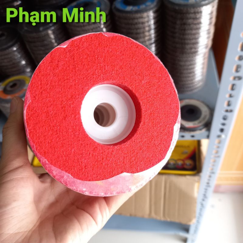 Đĩa nỉ đỏ 100x12x16mm