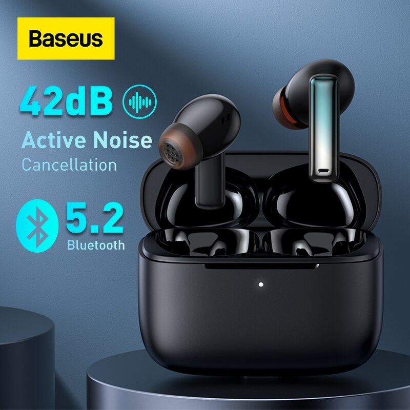 Tai Nghe Bluetooth Chống Ồn Chủ Động Baseus Bowie M2 True Wireless (ANC TWS, Bluetooth 5.2, APP Control, No-delay)
