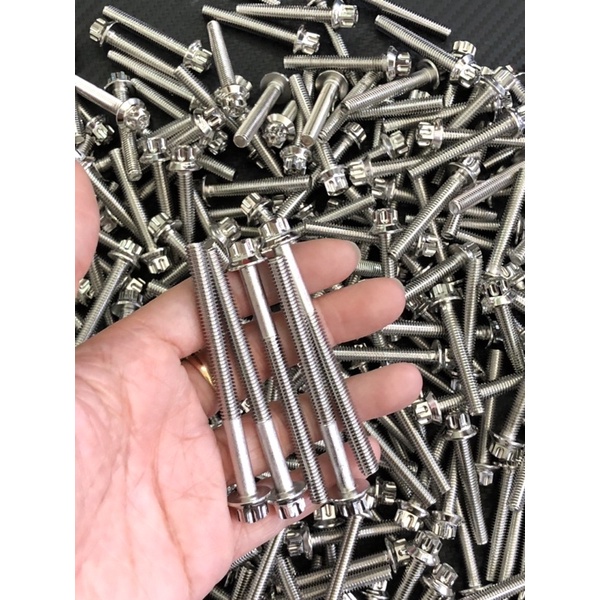 Ốc kiểu 6li, ốc lốc máy Inox 304 6li10 tới 6li90 gắn cho các dòng xe