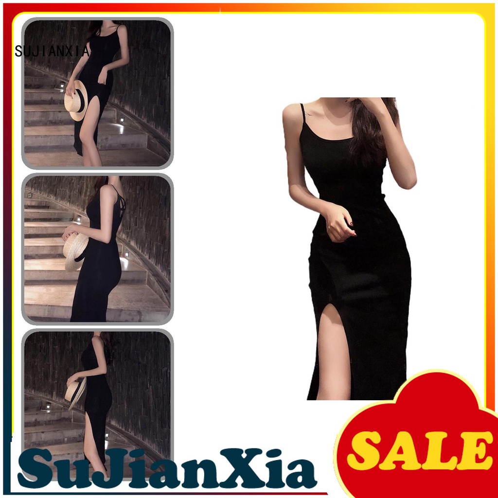 Đầm ôm body cổ chữ U thanh lịch cho nữ