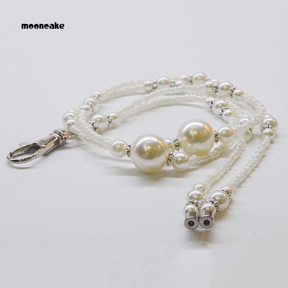 ☼Bánh Trung Thu☼Dây Đeo Điện Thoại / Chìa Khóa / Thẻ ID Đính Hạt Lấp Lánh Thời Trang