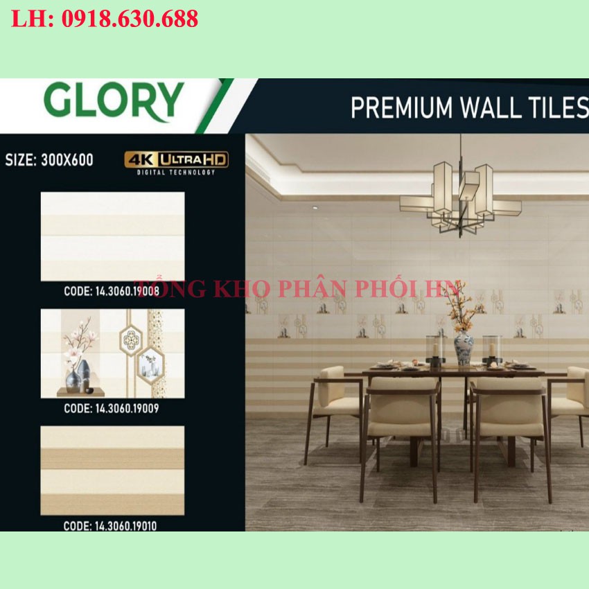 Gạch ốp men bóng đẹp 30x60 cho phòng khách, nhà tắm, vệ sinh prime cao cấp