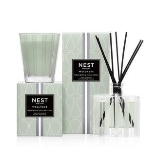 Nến thơm bạc hà Wellness wild mint & eucalyptus minisize