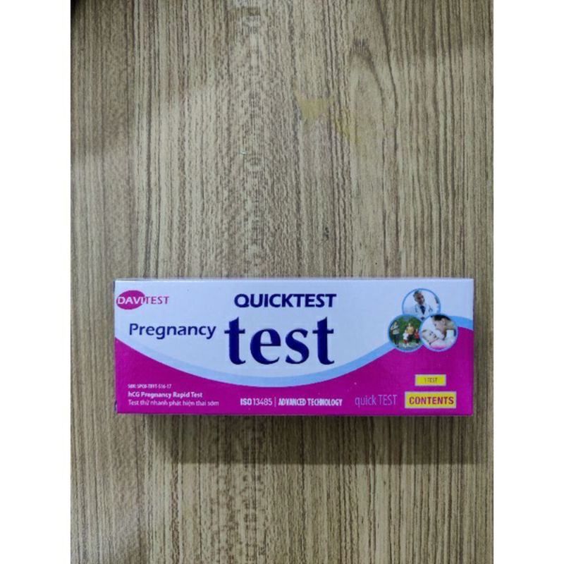 que thử thai test