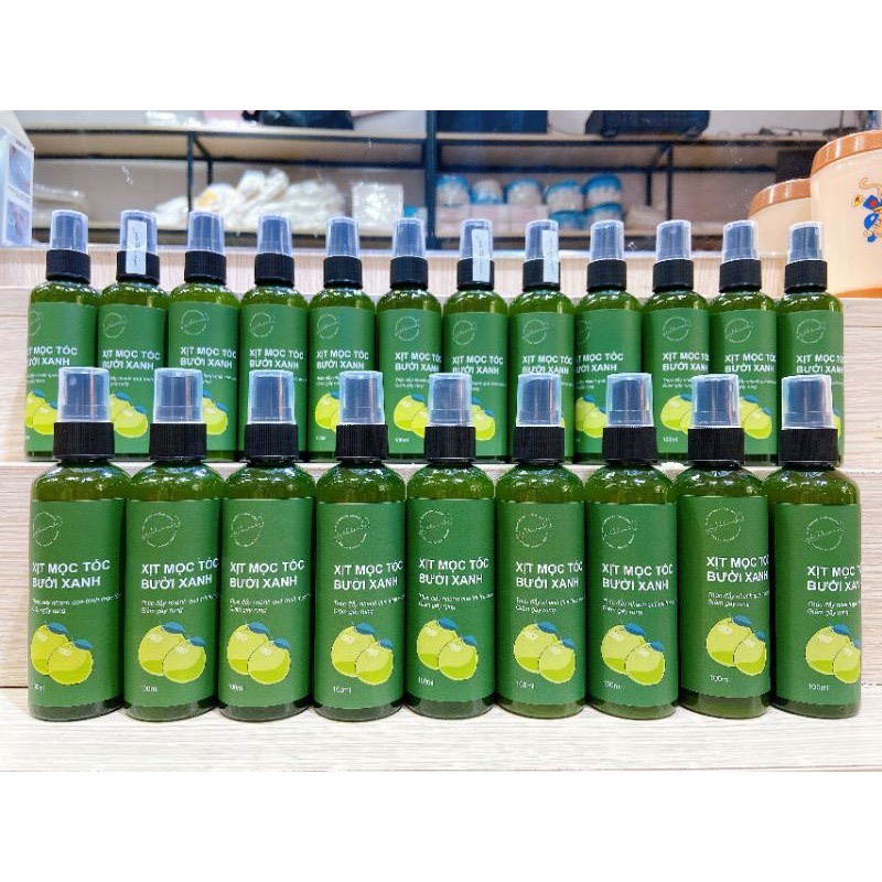Hàng Nội Địa Trung Xịt mọc tóc gốc thảo mộc bưởi xanh thiên nhiên 100ml