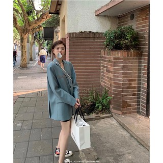 Ảnh thật 4 hình cuối-HC716.Áo khoác vest blazer WANANTONG Berlin thu đông phong cách Hàn Quốc