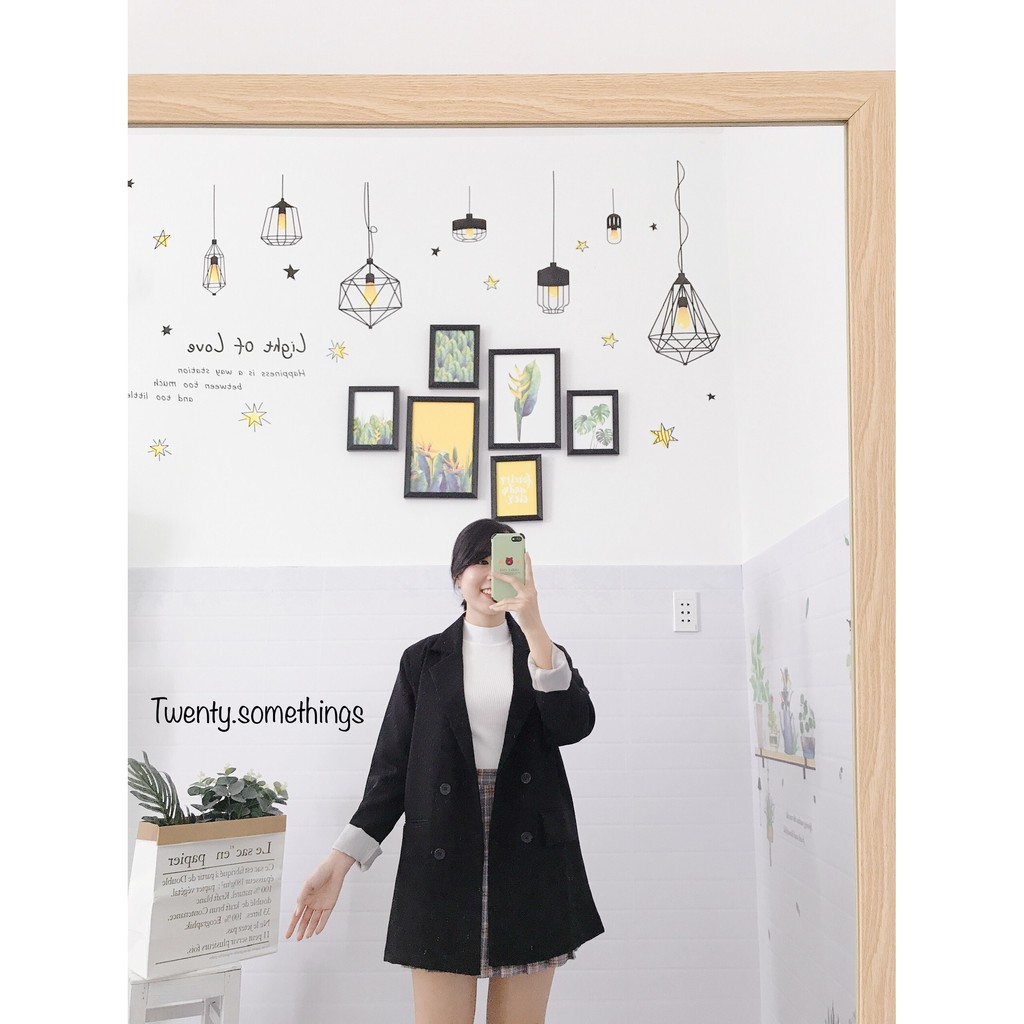 ÁO BLAZER ĐEN 2 LỚP ULZZANG HÀN QUỐC (ảnh thật/sẵn/có video) | BigBuy360 - bigbuy360.vn