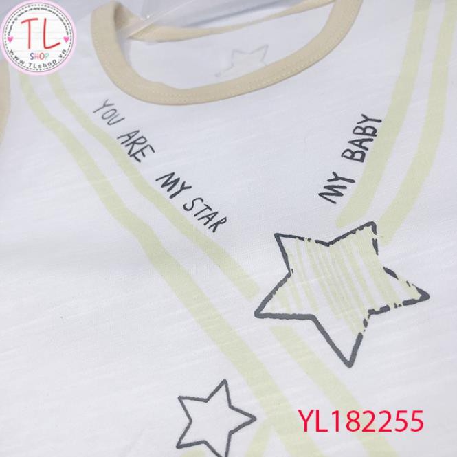 Thời trang trẻ em - Bộ bodysuit thun ngắn hình ngôi sao - Quần áo bé trai - Bộ bé trai - Quần áo bé gái - Bộ bé gái