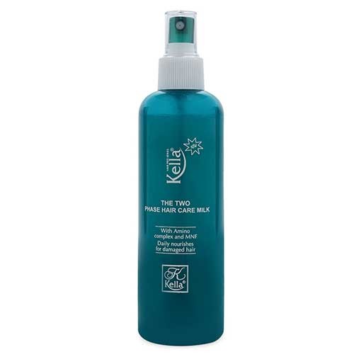 Xịt dưỡng 2 lớp cao cấp chống nhiệt cao Kella The Two Phase Hair Care Milk 250ml