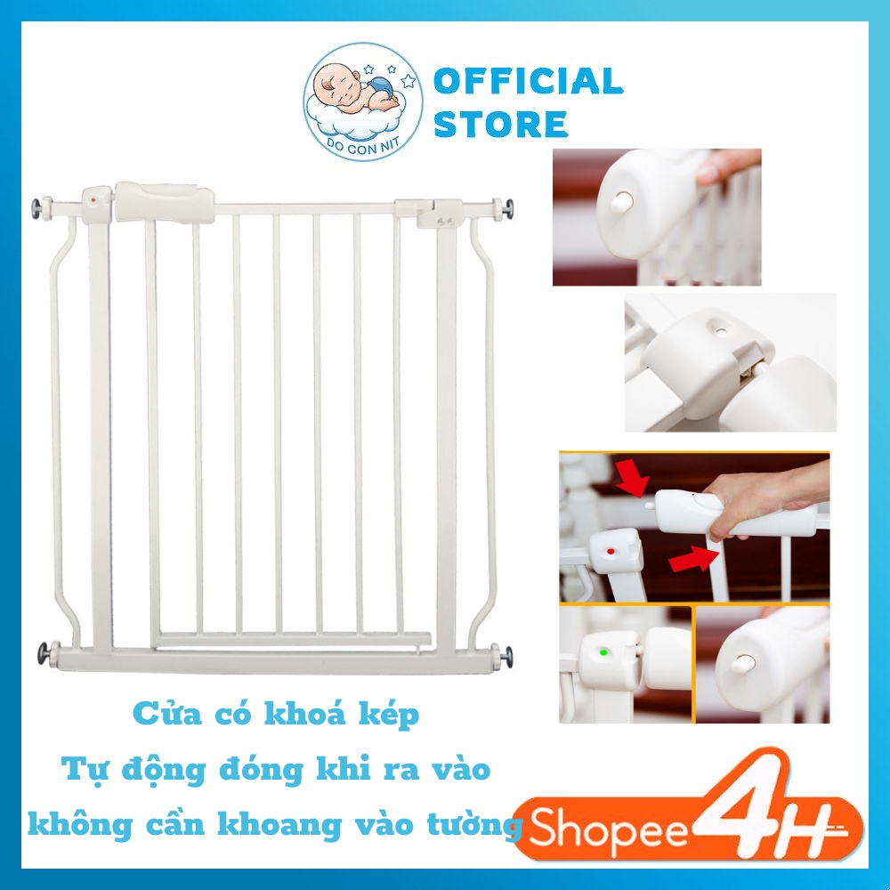 Thanh Chắn Cửa/ Cầu Thang Kidwow An Toàn Cho Bé 74-85 cm