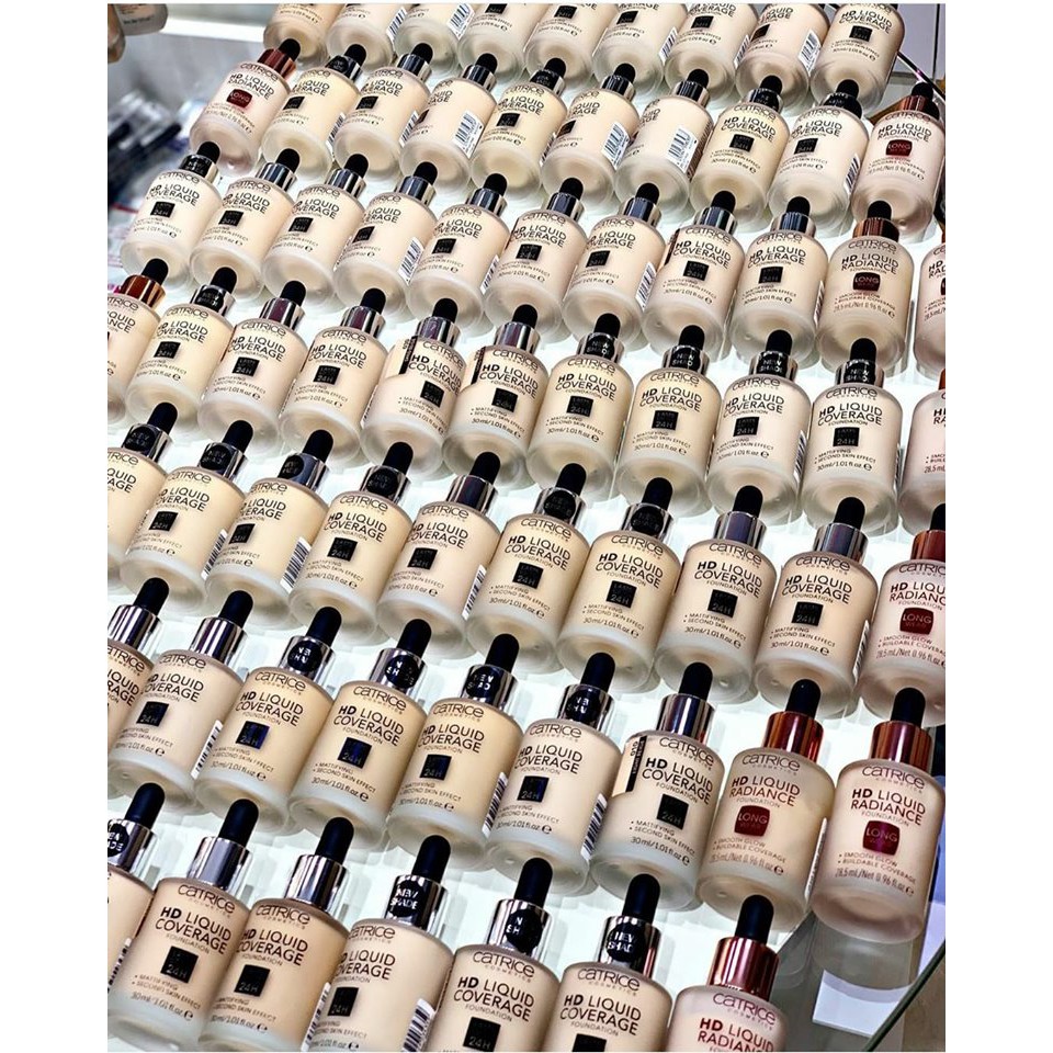 Kem nền Chính Hãng Catrice HD Liquid Coverage Foundation.