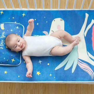 Chiếu điều hòa xuất Nhật Muslin Trees ( tặng kèm gối thảo dược )