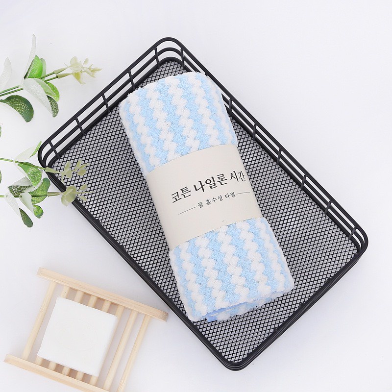 Combo 2 khăn tắm lông cừu siêu mềm, thấm nước cao 35x75cm
