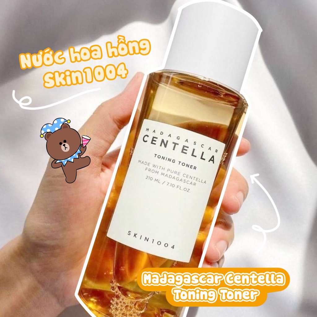 Nước Hoa Hồng Skin1004 Madagascar Centella Toning Toner Rau Má Phục Hồi Và Tái Tạo Da 210ml