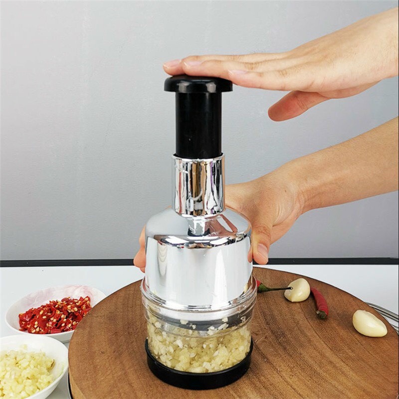 Dụng Cụ Dập Tỏi Cầm Tay Bằng Inox