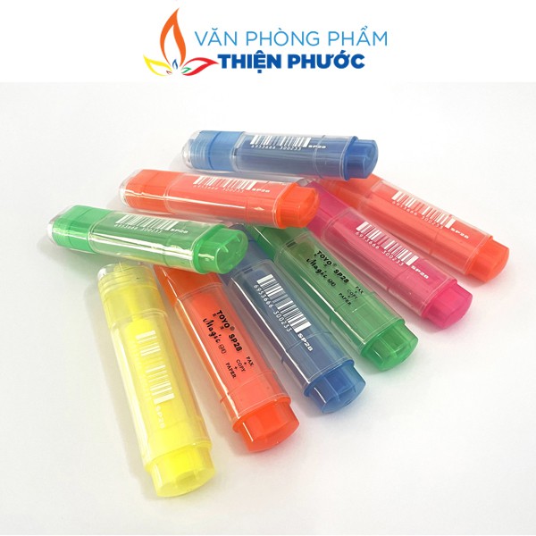 Bút dạ quang highlight Thiên Long nhiều màu cute Toyo THIỆN PHƯỚC