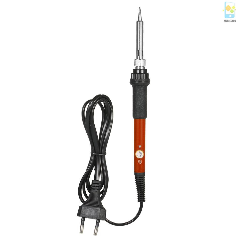 M 60W Professional Electric Adjustable Temperature 200-450℃ Soldering Iron Welding Repair DIY Hand Tool