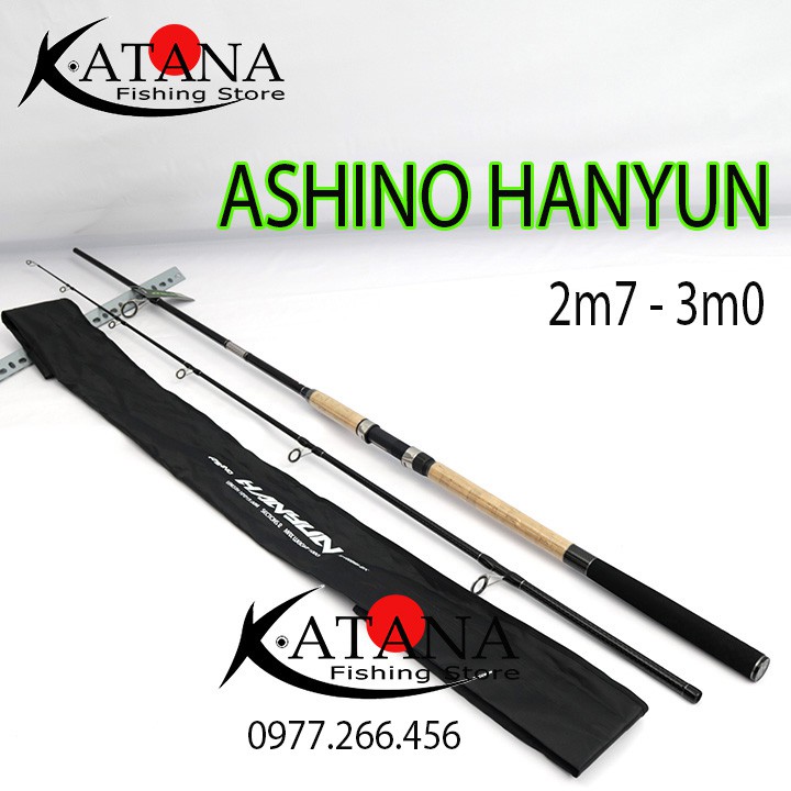 Cần Câu Ashino Hanyun 2m7 3m Carbon Xoắn X