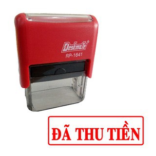 Con dấu "đã thu tiền" dstamp t214