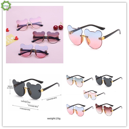 Kính mát hình tai gấu đáng yêu bảo vệ mắt khỏi tia UV phong cách Hàn Quốc cho bé