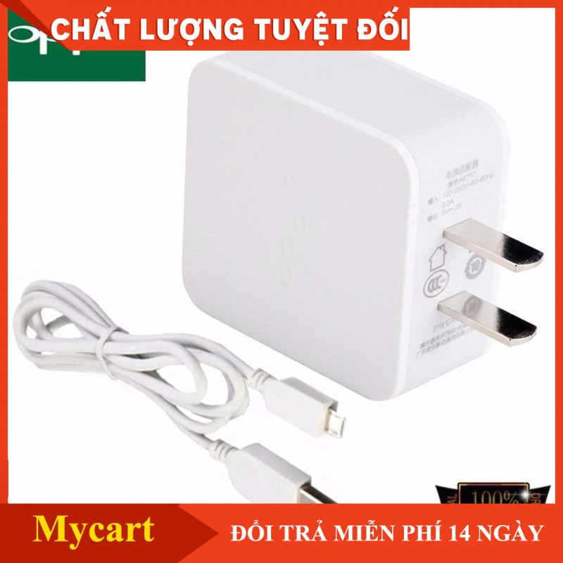 Cốc sạc Oppo 2A kèm cáp USB sạc