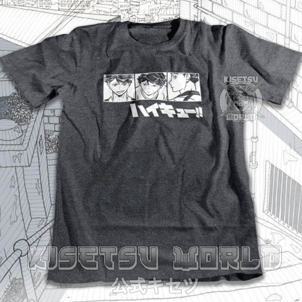Áo phông OIKAWA TOORU AOBA JOHSAI HAIKYUU Baju Karakter Jepang x 6113 Kisetsu Tshirt