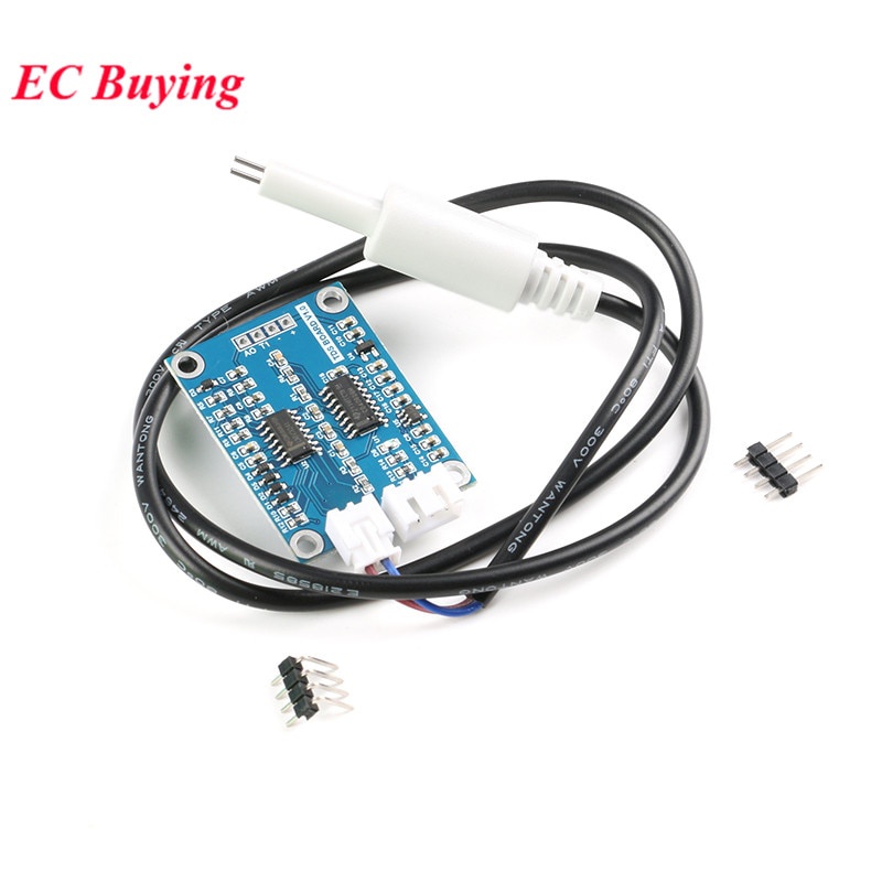 TDS Sensor Module Dissolved Solids Analog Signal Soluble Solid Water Quality Detection DS18B20 Temperature for Arduino 51/STM32