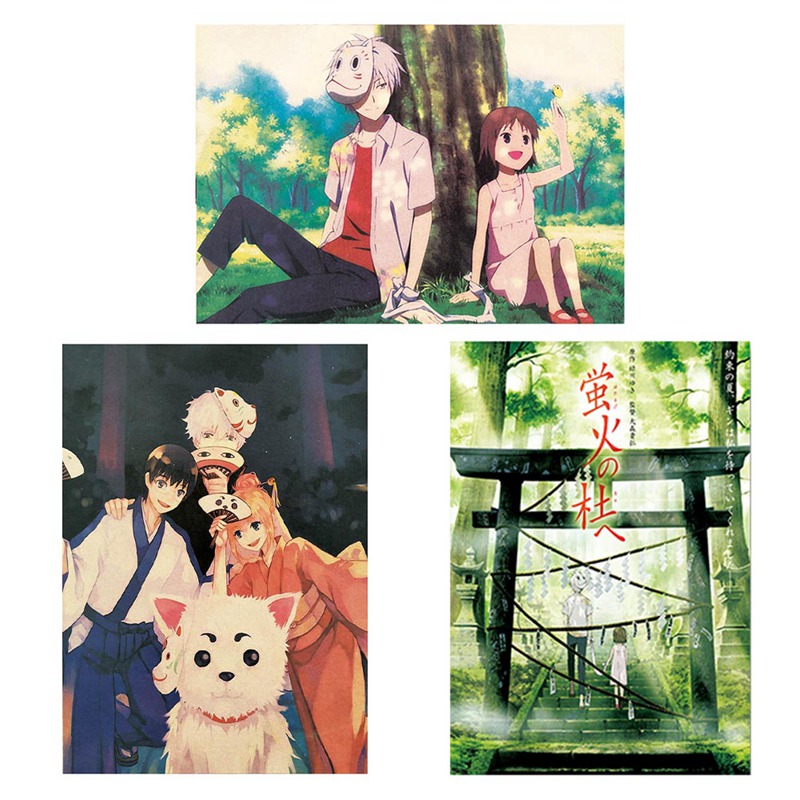 Poster treo họa tiết anime Nhật Bản Nana No Taizai