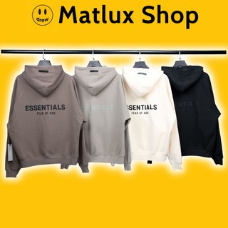 Áo hoodie FEAR OF GOD FOG ESSENTIALS SS21 cao cấp, Áo khoác nỉ form rộng ESSENTIALS silicon chất liệu nỉ bông oversize