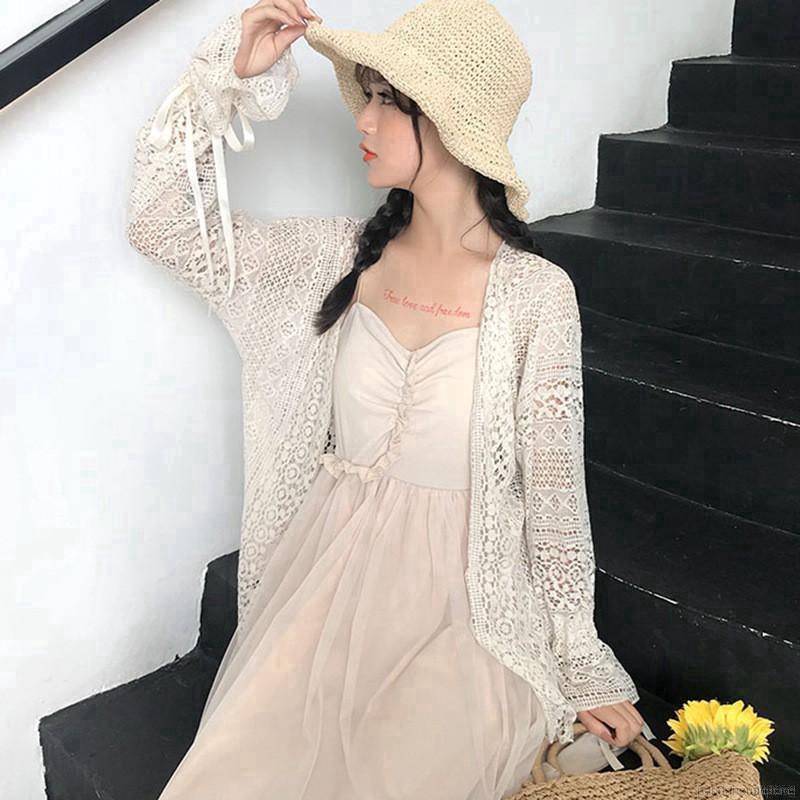 Áo khoác cardigan tay loe phong cách ngọt ngào cho nữ | BigBuy360 - bigbuy360.vn