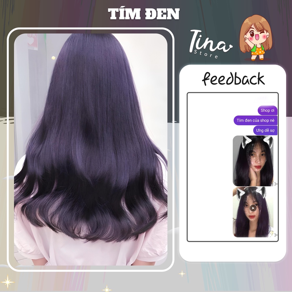 Thuốc Nhuộm Tóc KOOLPRO Màu TÍM TRÀ Không Tẩy 100g -Beli Official Store