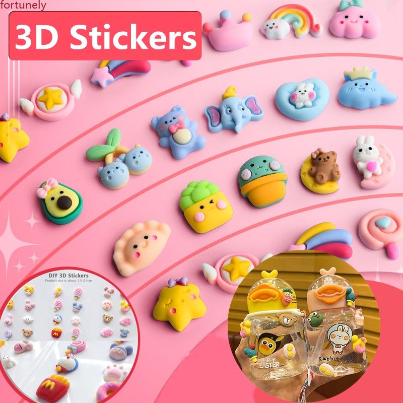 Sticker Dán Laptop Hình Bình Nước 3D Dễ Thương