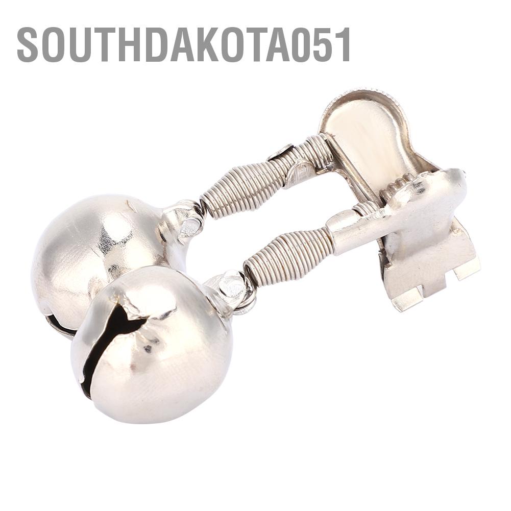 Southdakota051 Stainless Steel Double Bell Fishing Pole Assembly Fish Alarm for Sea