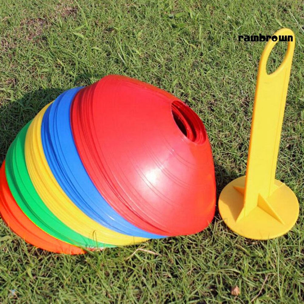 Disc Cones Soccer Football Rugby Field Marking Coaching Training Agility Sports /RXHW/