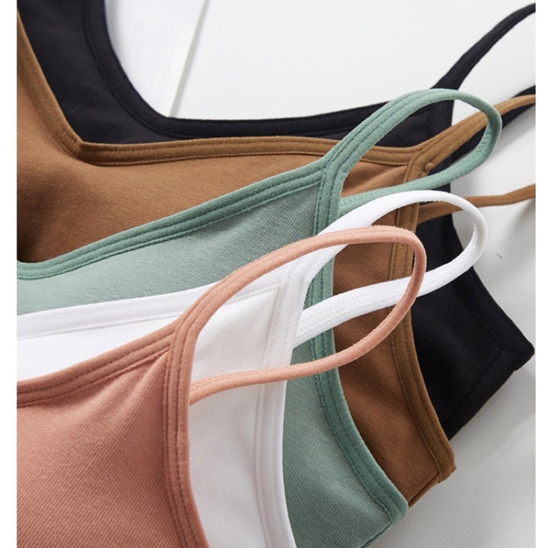 Áo Lót Bra Mút liền Nâng Ngực, Vải Cotton Mịn Cao cấp