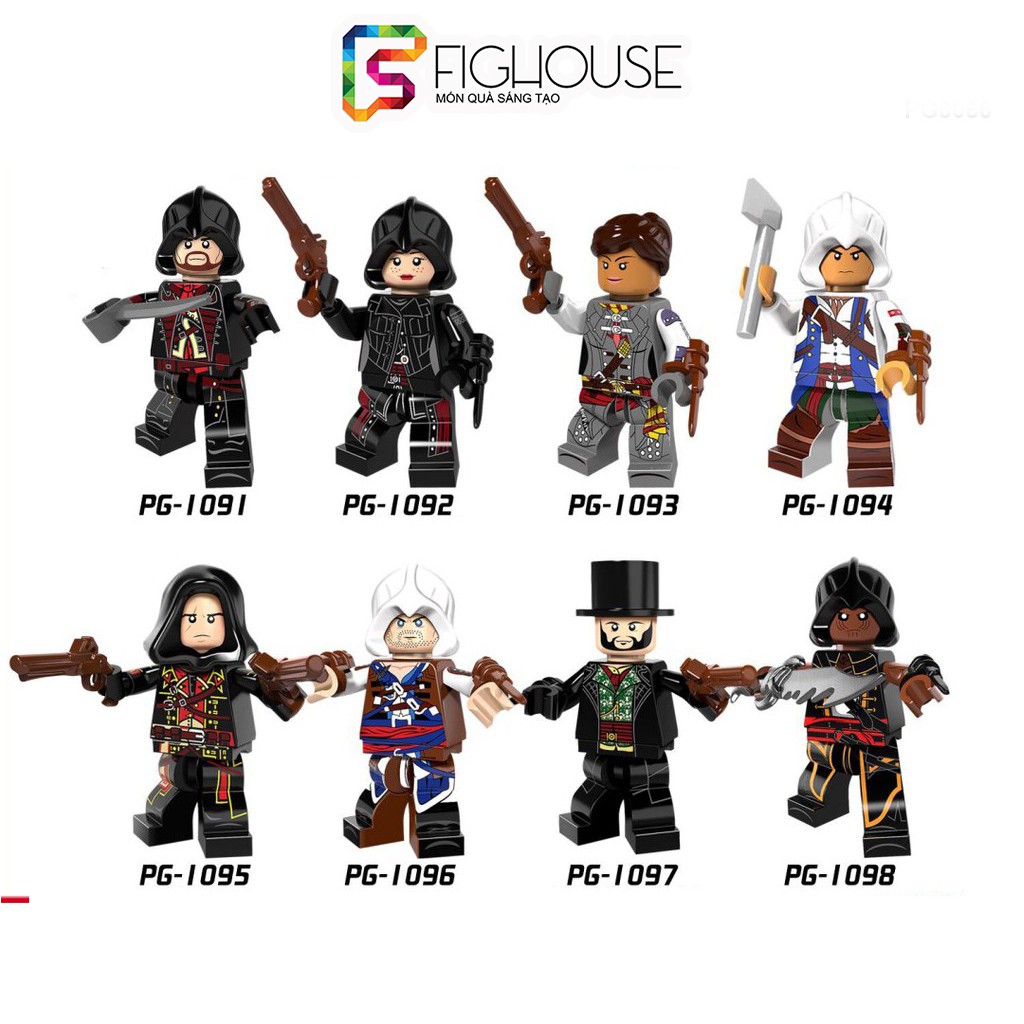 Xếp Hình Minifigures Các Nhân Vật Trò Chơi Assassin's Creed - Đồ Chơi Lắp Ráp PG8086 [C2]