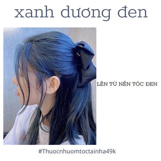 Thuốc nhuộm tóc màu xanh dương đen