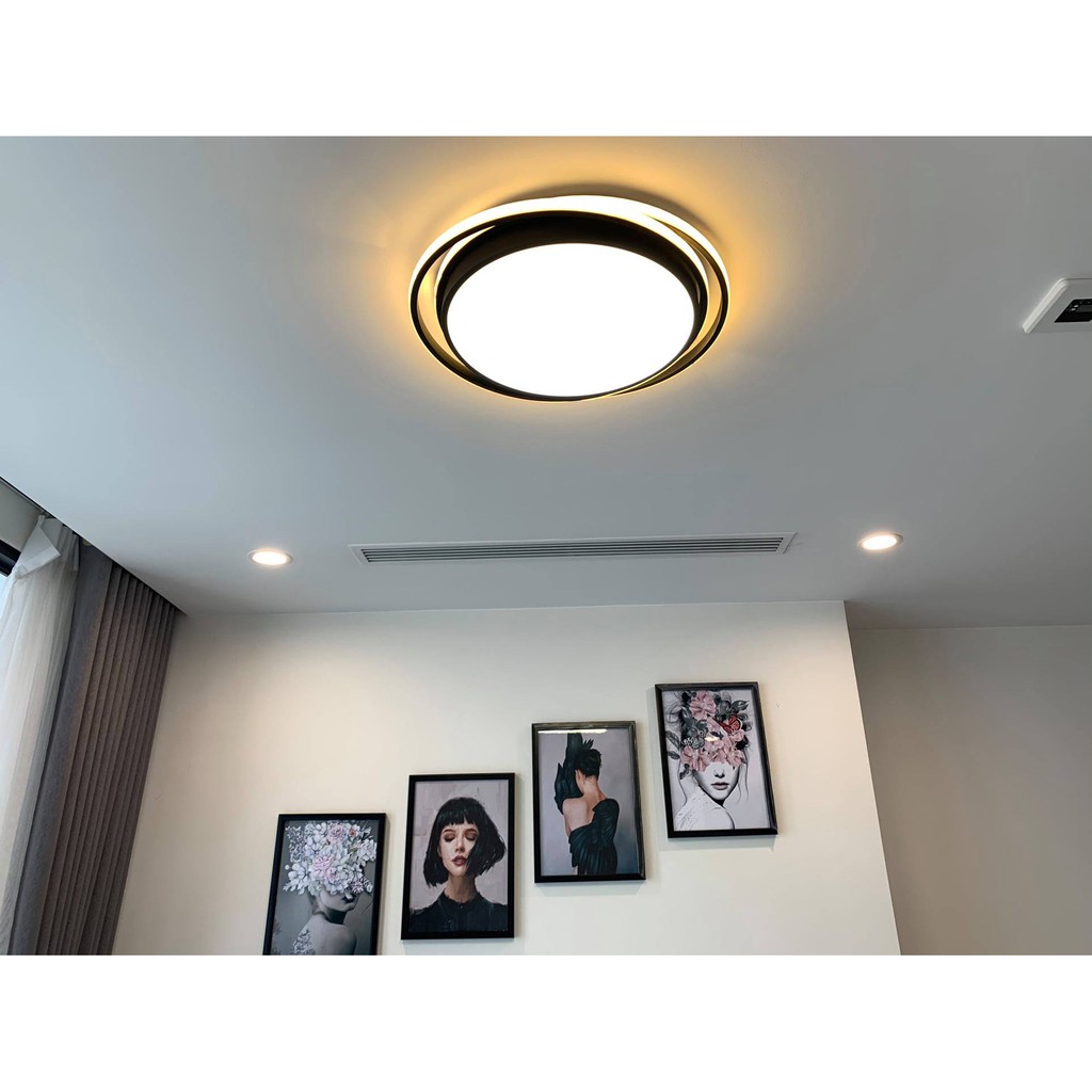 ĐÈN TRẦN LED HIỆN ĐẠI HÌNH TRÒN DÀNH CHO PHÒNG KHÁCH/PHÒNG NGỦ