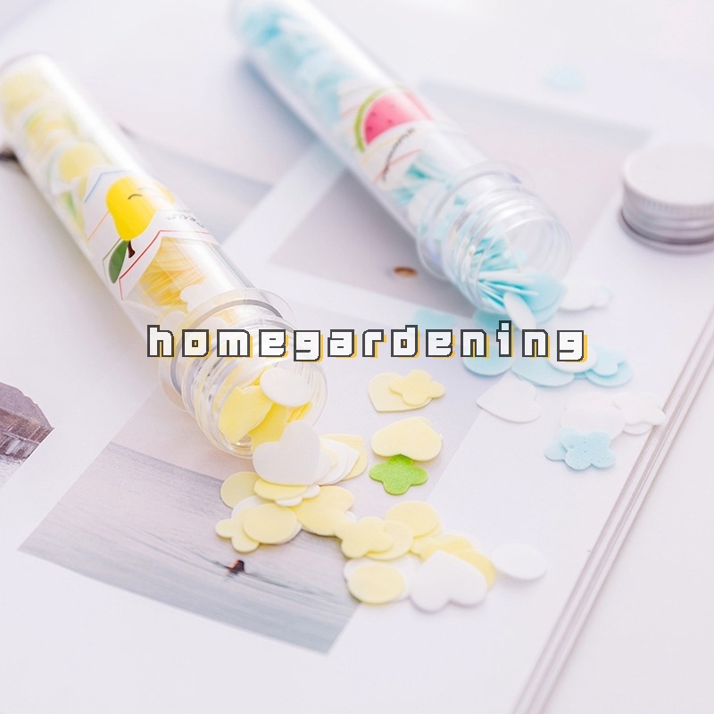 4 Ống đựng giấy xà phòng dùng một lần màu ngẫu nhiên tiện dụng khi đi du lịch