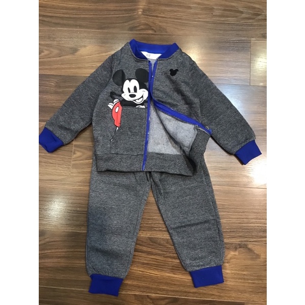 Bộ nỉ micky xuất bé trai