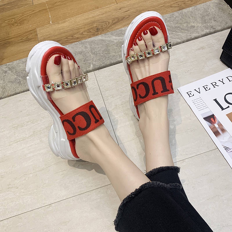 Dép Sandal Đế Dày Mềm Mại Thời Trang Mùa Hè Dành Cho Nữ