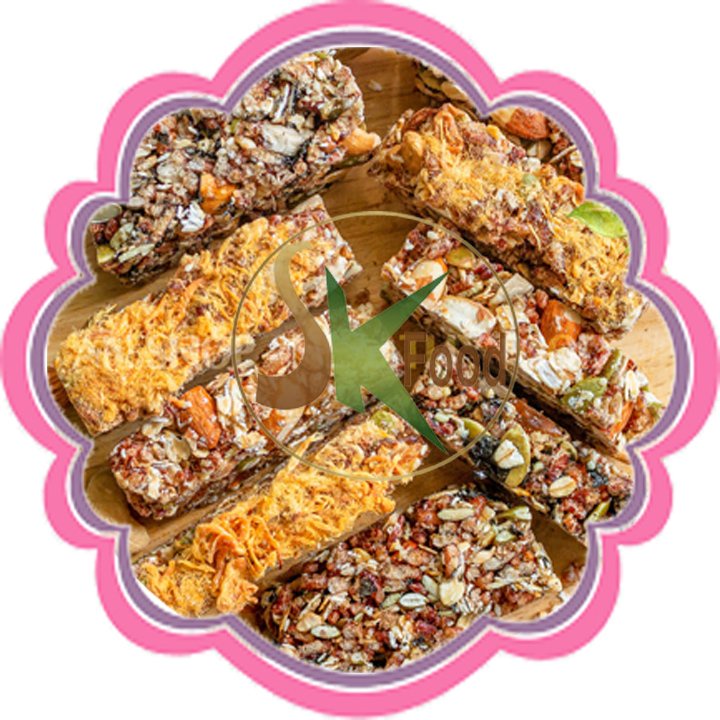500g thanh cơm gạo lứt dinh dưỡng mix đủ vị - chà bông - siêu hạt - ngũ cốc - rong biển ăn vặt giảm cân hiệu quả SK FOOD