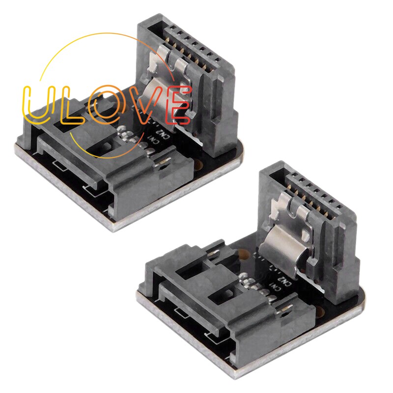 Đầu Chuyển Đổi Sata 7pin Sang 7pin Male 90 Độ