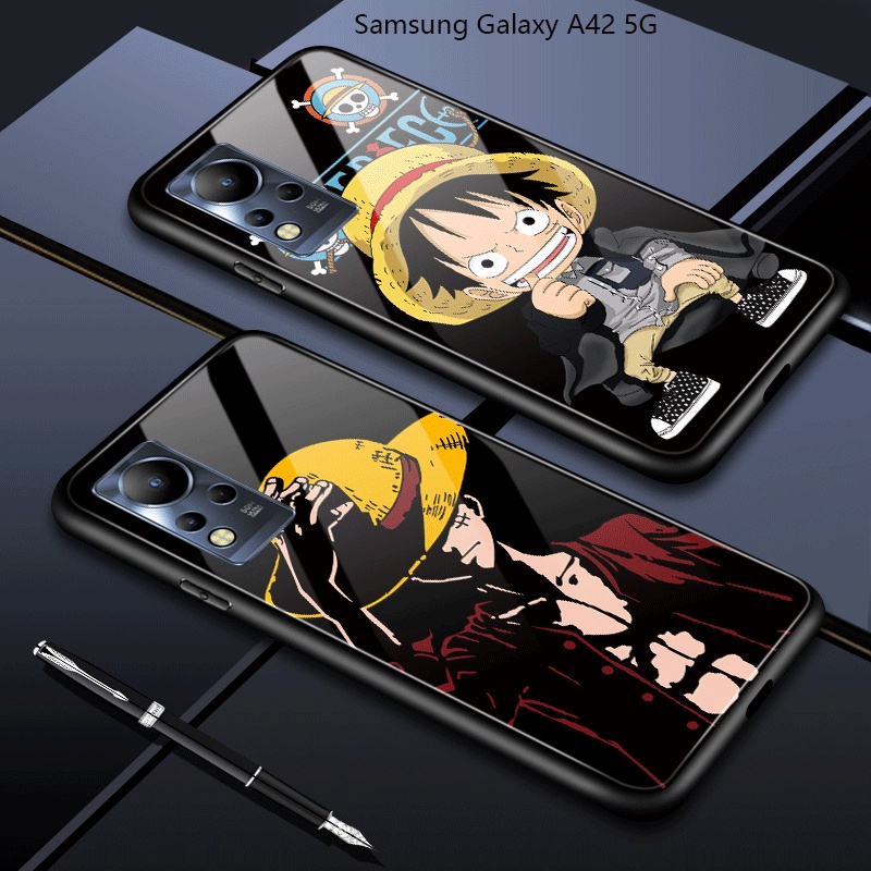 Samsung Galaxy A04 A04S A54 A14 A42 5G Cho Ốp lưng điện thoại In Hình Anime One Piece Straw Hat Kid