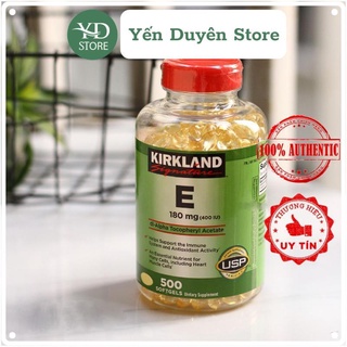 Vitamin E 400 IU 500 Viên Kirkland Của Mỹ Tăng Cường Sức Khỏe, Cải Thiện Làn Da Sắc Đẹp