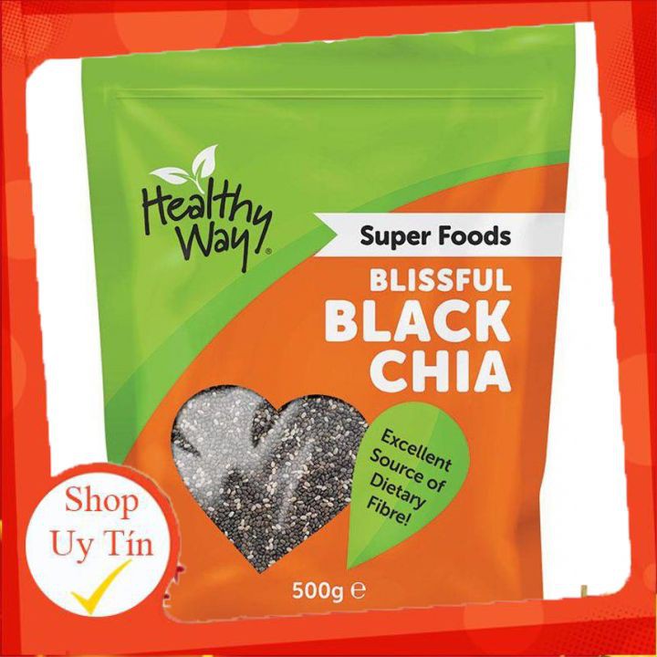 Hạt Chia đen Healthy Way Blissful Black Chia Seed